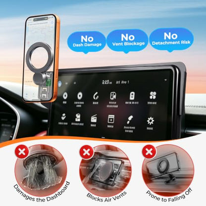 Car Phone Holder for Genesis G70 2026 2025 2024 2023 2022 with 10.25 (Fit for 2022-2026 G70, 10.25-Inch)