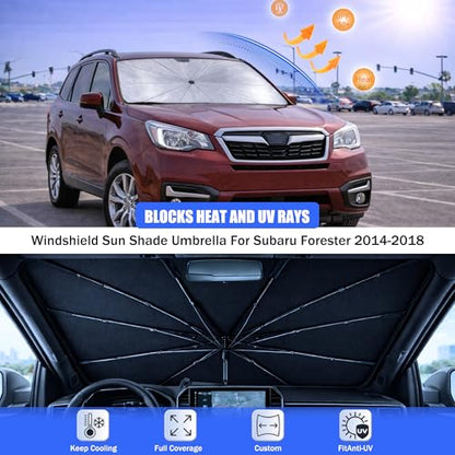 Car Windshield Sun Shade Umbrella for Subaru Forester 2014 (For Subaru Forester 2014-2018)