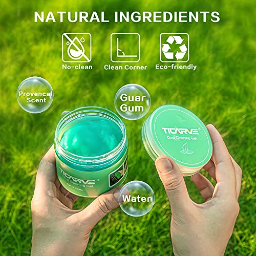 Cleaning Gel for Car Detailing Kit Car Accessories Auto Detail Gel (Green 1 Pack)