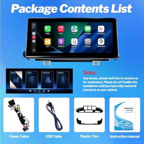 Wireless CarPlay Andriod Auto Touchscreen for BMW X5 X6 F15 F16 2014