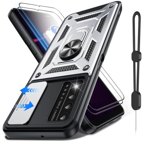 for T Mobile REVVL V+ 5G Phone Case (T-Mobile REVVL V+ 5G（6.82"） / Silver)