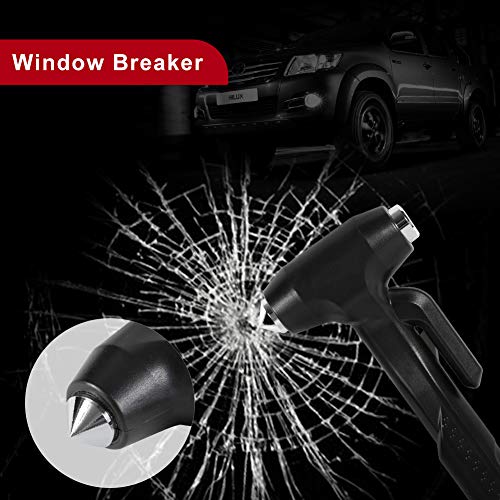 2 Pack Car Safety Hammer (Black)