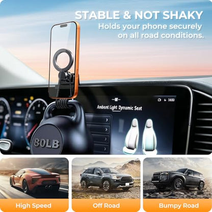 Car Phone Holder for Mercedes Benz GLE (Fit for 2020-2026 GLE & GLS, 12.3-Inch)