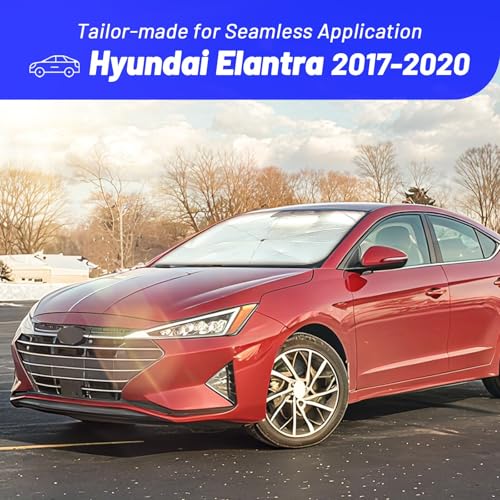 Windshield Sun Shade for Hyundai　Elantra　2017 (for Elantra 2017-2020)