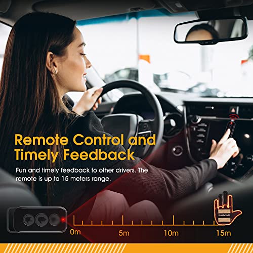 Car Finger Light with Remote (Black)