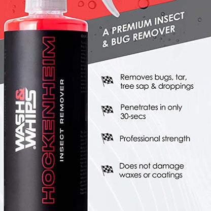 Hockenheim Bug & Insect Remover (16 Fl Oz (Pack of 1) / w/Microfiber Towel.)