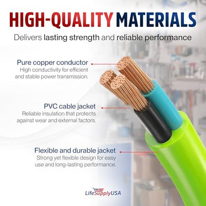 100ft Outdoor (100 FT / 12AWG / Neon Green)