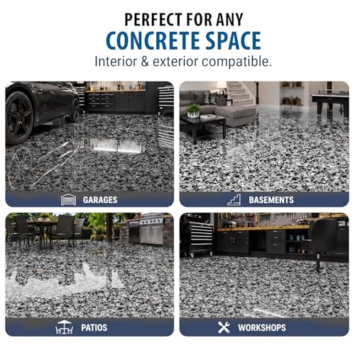Decorative Color Flakes (Black Marble)