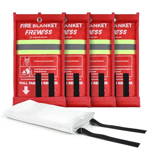 Emergency Fire Blanket (Fiberglass-4pack)
