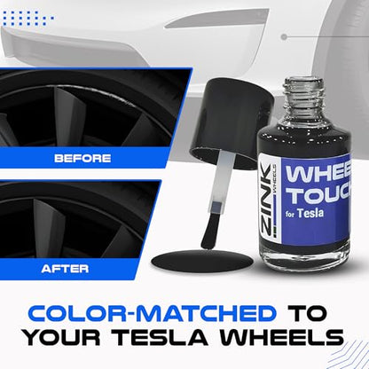 Premium Tesla Wheel Curb Rash Repair Kit for Model X 22 (Tesla Model X / 22" Onyx Black Turbine)