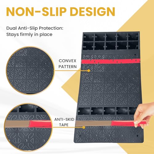 22" x 11.5" Rubber Parking Guide Mat