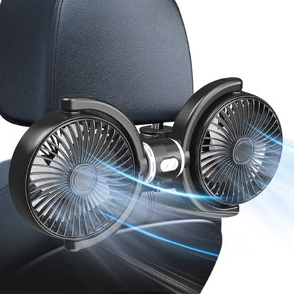 USB Car Fan for Backseat for Kids