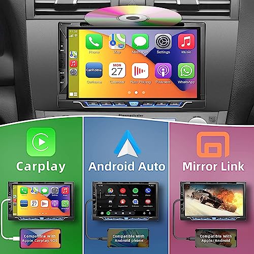 Double Din Car Stereo with CD (Style-A)