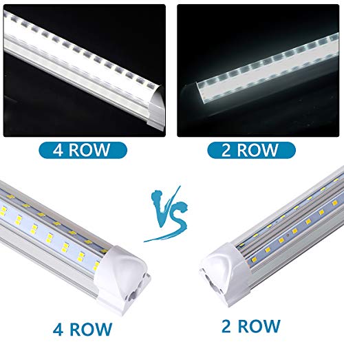 4 Pack 4FT LED Shop Light Fixture (Ceiling-4PCS 4FT 5000k)