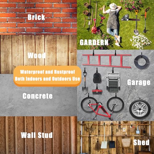 Heavy Duty Utility Hooks for Wall Mount (6 M)