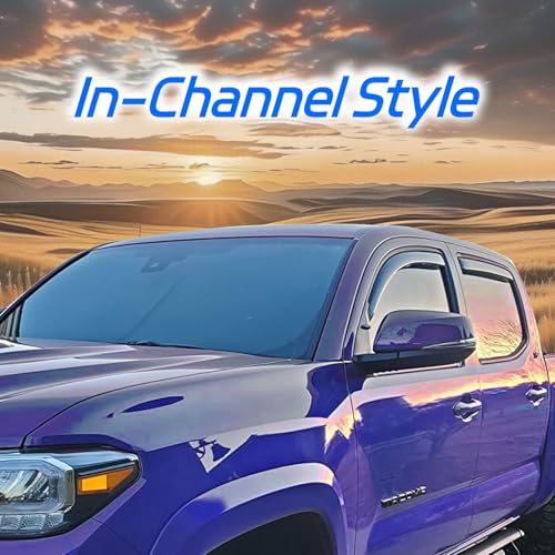 4pcs in Channel Window Visor Fit for 2011 (For 11-26 Durango)