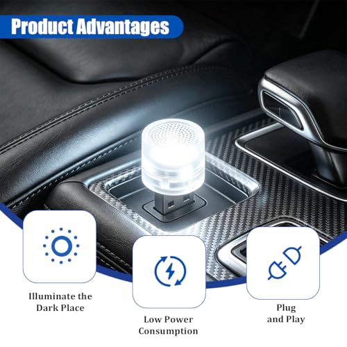 4 Pack USB LED Ambient Lights (White)