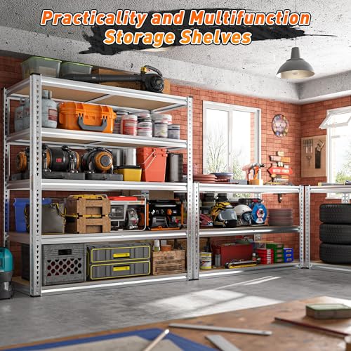 2500LBS Garage Shelving (40"W x 19.7"D x 72"H)