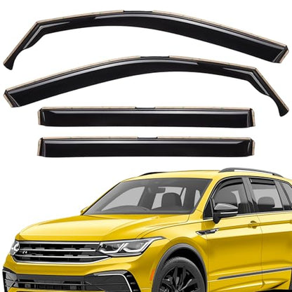 Extra Durable Window Deflectors in (For Volkswagen Tiguan 18-24)