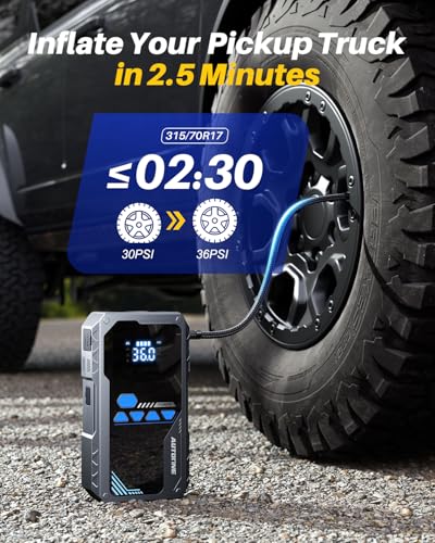 JWA2 Jump Starter with Air Compressor (8000A with Inflator)