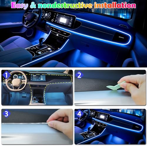 Car Led Strip Lights (2 Lights)