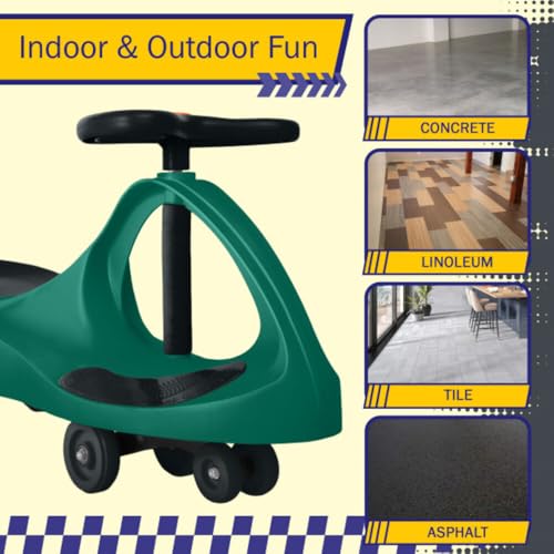 Lil’ Rider Wiggle Car (Green and Black)
