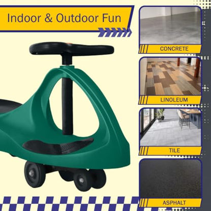 Lil’ Rider Wiggle Car (Green and Black)