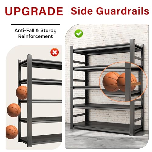 45"W*16"D Garage Shelving Unit (5 Tier 63"H x 45"W x 16"D)