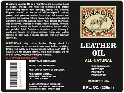 Leather Oil Conditioner 8 oz (8 oz)
