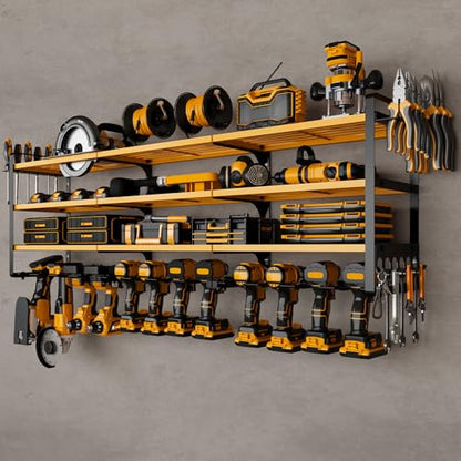 Power Tool Organizer Wall Mount (Yellow)