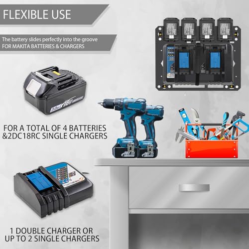 Charger Mount for Makita DC18RC (GJ-1)