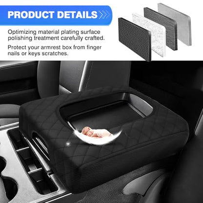 Center Console Cover for 2014 (3)14-18|Silverado&Sierra|Jump Seat,Diamond,Regular)