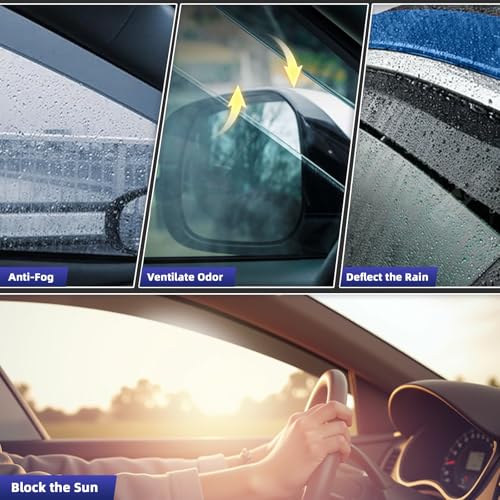 in Channel Rain Guards Fit for Volkswagen (For 2018-2026 Atlas)