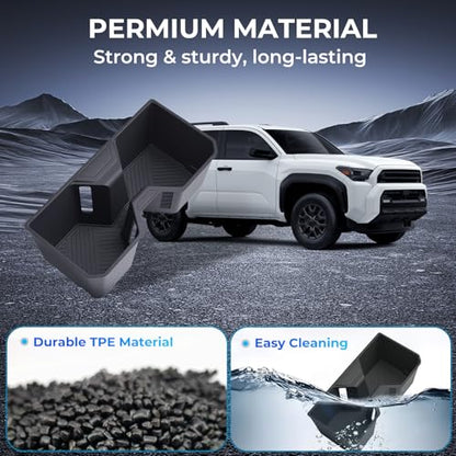 Center Console Cup Holder Inserts for Toyota 4Runner 2026 2025 (Cup Holder for 2025-2026 4Runner, Front)