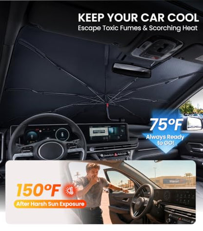 Windshield Sun Shade Umbrella (Hyundai Tucson 2005-2026)