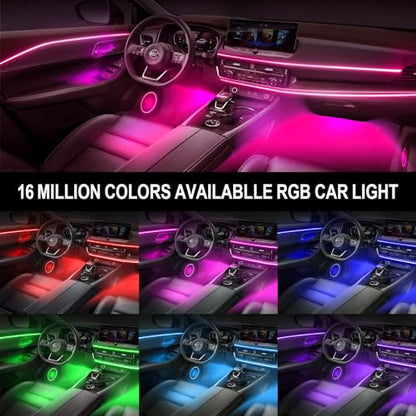 Acrylic Interior Car Lights (RGB color 10 lights)
