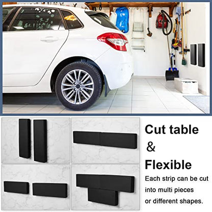 8 Pack Garage Wall Protector for Car Doors Garage Bumpers for Parking Car Self Adhesive Wall Guard Anti Collision EVA Foam Pole Padding for Warehouse Parking