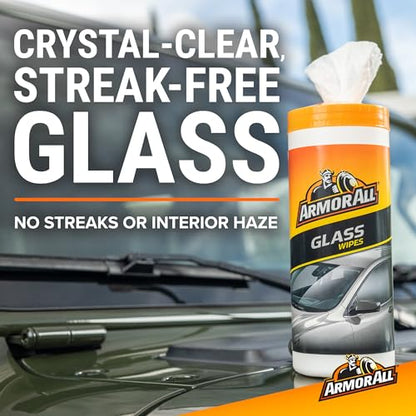 Car Glass Wipes (90 Count (Pack of 1))