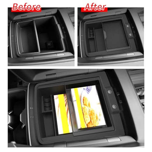 2PCS Center Console Organizer for Kia Telluride 2027 Premium Trims (Armrest Storage Box (Premium Trims))