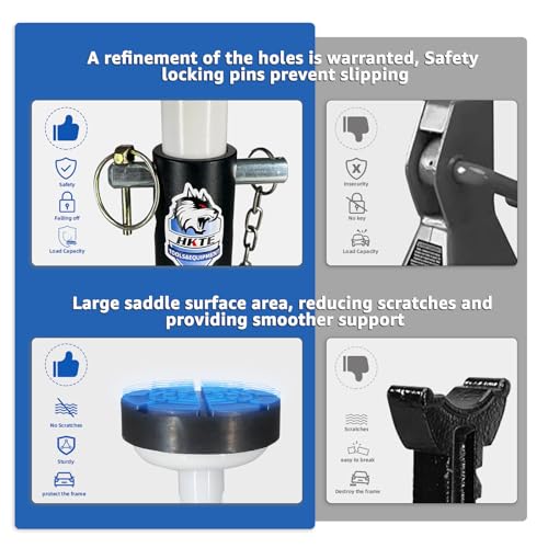 HKTE Low Profile Jack Stands (JACK STANDS 8000LB LOW PROFILE)