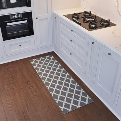 2x5 Kitchen Runner (Trellis Gray / 1'8" x 4'11" (Runner))