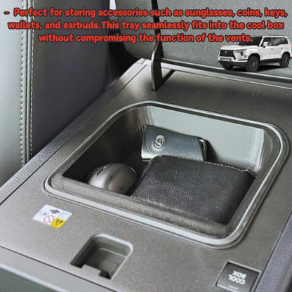 Center Console Organizer Cool Box Tray for 2026 2025 2024 Toyota Land Cruiser Prado LC250 (Cool Box Tray)