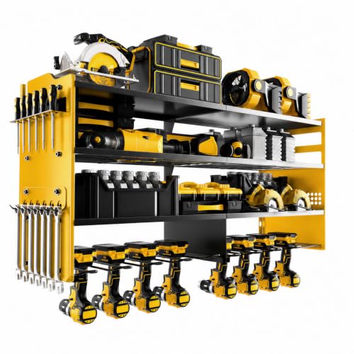 Power Tool Organizer Wall Mount (Yellow)
