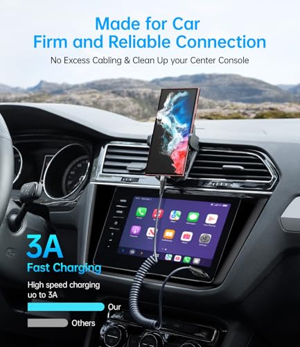 USB C to C Cable for Car 3FT&5FT (3FT/5FT / USB C to USB C / Black)