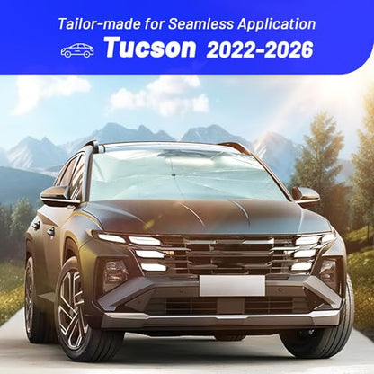 Windshield Sun Shade Umbrella for Hyundai Tucson 2022 (Fit for Hyundai Tucson 2022-2026)