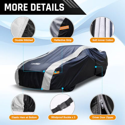 Car Cover Competible with Chevrolet Chevy Camaro 1967 (Camaro 1967-1992)