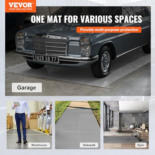 Garage Floor Mat (Grey / 19 x 4.9 FT)