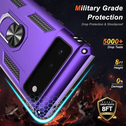for Google Pixel 6A Case with Screen Protector (Purple / Google Pixel 6A)