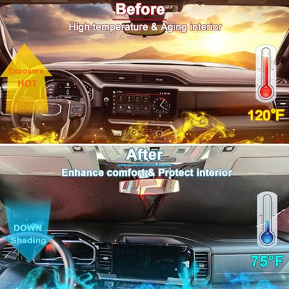 Windshield Sun Shade for 2022 (for Silverado/Sierra 2022-2026)