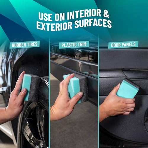 Wonder Wave Durafoam Large Tire Shine Applicator (4 Pack)